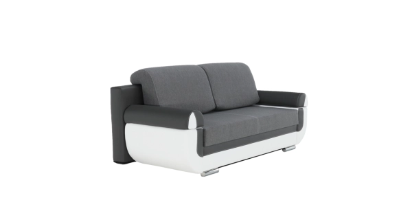 Pohovka PRALINE, bílá/šedá