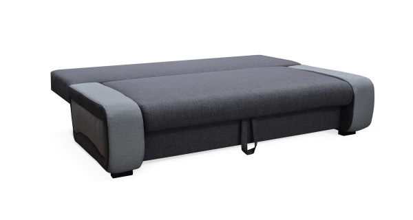 Pohovka SPHINX, černá látka/modrá látka