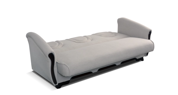 Pohovka VELOX 2, šedá látka se vzorem/černá látka