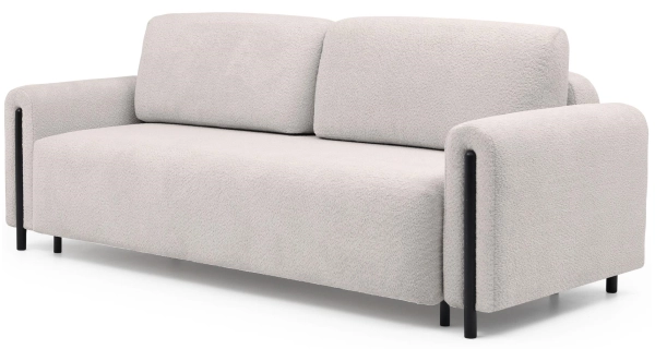 Pohovka VITUS, černá/béžová