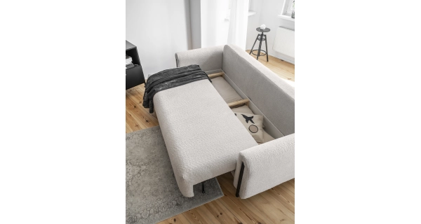 Pohovka VITUS, černá/béžová