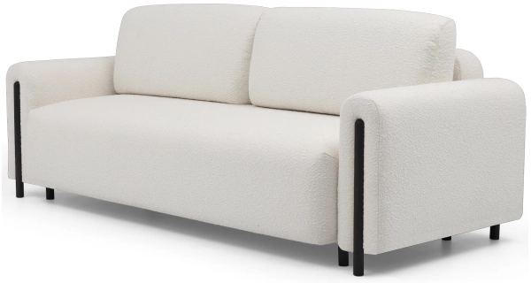 Pohovka VITUS, černá/bílá