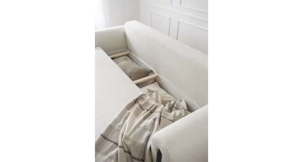 Pohovka VITUS, černá/bílá