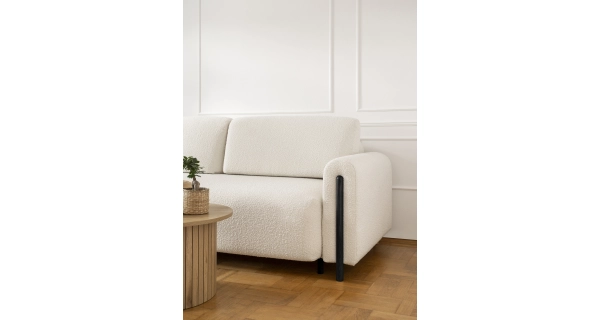 Pohovka VITUS, černá/bílá