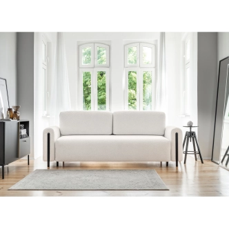 Pohovka VITUS, černá/krémová