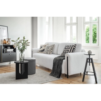 Pohovka VITUS, černá/ledová bílá