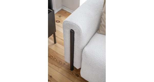 Pohovka VITUS, černá/ledová bílá