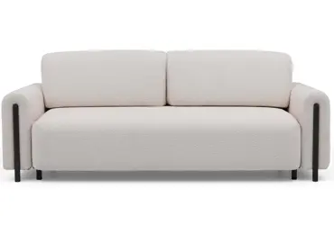 Pohovka VITUS, černá/světlá béžová