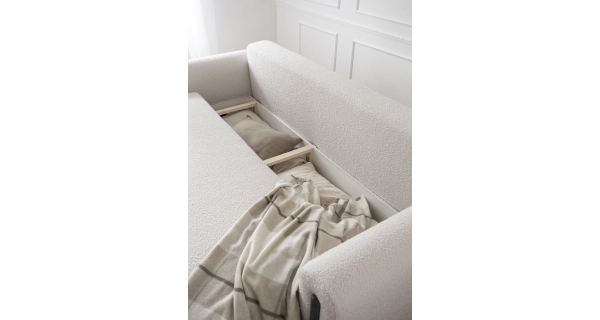 Pohovka VITUS, černá/světlá béžová