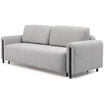 Pohovka VITUS, černá/tmavě šedá