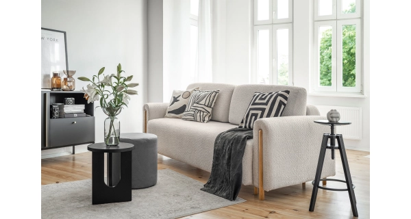 Pohovka VITUS, dub/béžová