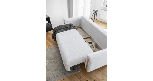 Pohovka VITUS, dub/ledová bílá