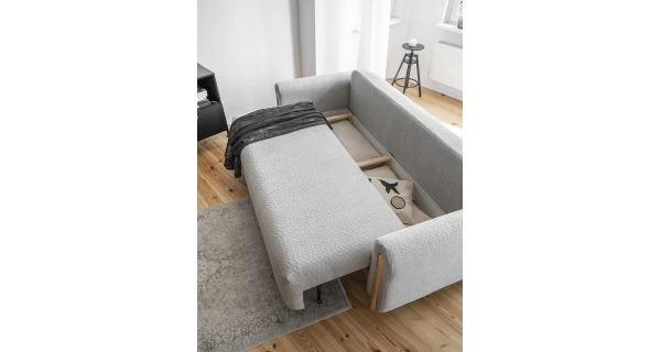 Pohovka VITUS, dub/tmavě šedá