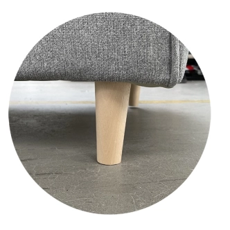 Pohovka ZEBRINA 2, světle šedá