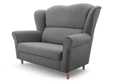 Pohovka ZEBRINA 2, tmavě šedá