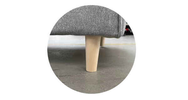 Pohovka ZEBRINA 2, tmavě šedá