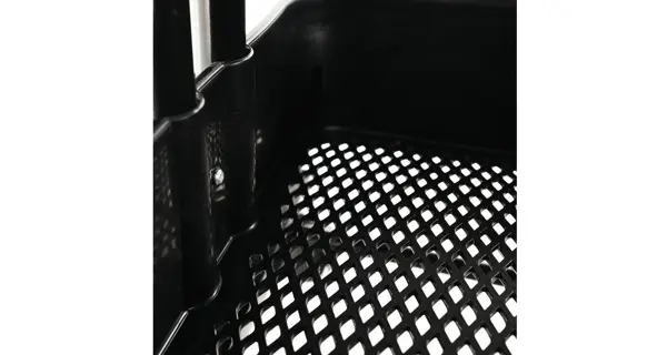 Pojízdný regál ROUNBE, černá