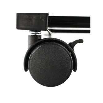 Pojízdný regál ROUNBE, černá