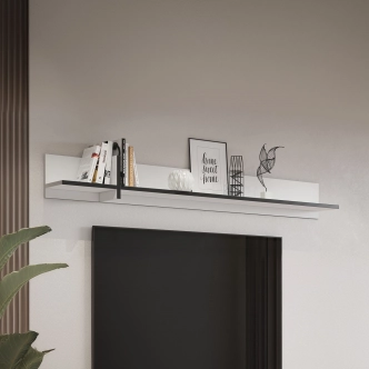 Police BONIFACIO, bílá/černá