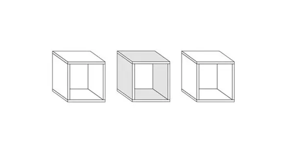 Police DAMARA (3 ks), craft tobaco/craft zlatý