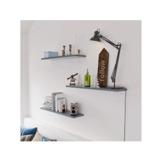 Police DAREK (3 ks), šedý grafit