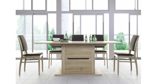 Police dlouhá MAWSON, dub sanremo/hnědá