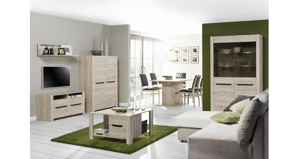 Police dlouhá MAWSON, dub sanremo/hnědá