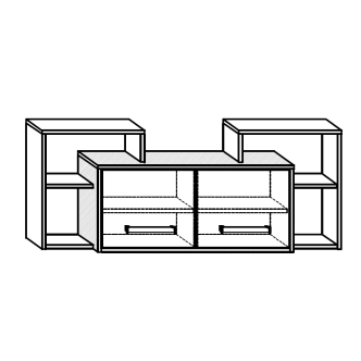 Police DORINDA 2D, dub artisan/bílá, 5 let záruka