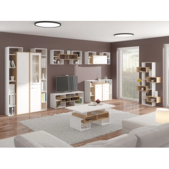 Police DORINDA, dub artisan/bílá, 5 let záruka