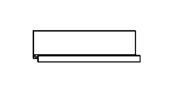 Police GATTON 100 cm, dub artisan