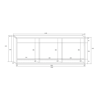 Police GATTON 110 cm, craft tobaco, 5 let záruka