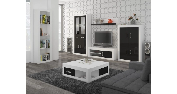 Police GOUDINI 130 cm, bílá/černý lesk, 5 let záruka