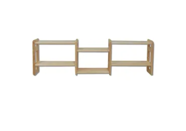 Police HABA, šíře 130 cm, masiv borovice, moření: …