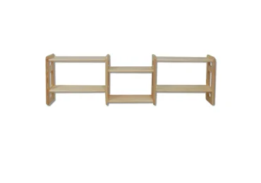 Police HABA, šíře 150 cm, masiv borovice, moření: …