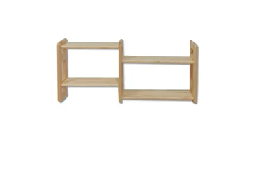 Police HORUS, šíře 90 cm, masiv borovice, moření: …