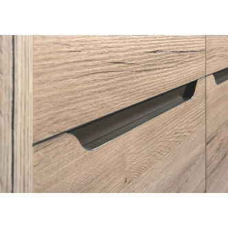 Police krátká MAWSON, dub sanremo/hnědá