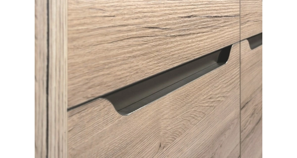 Police krátká MAWSON, dub sanremo/hnědá