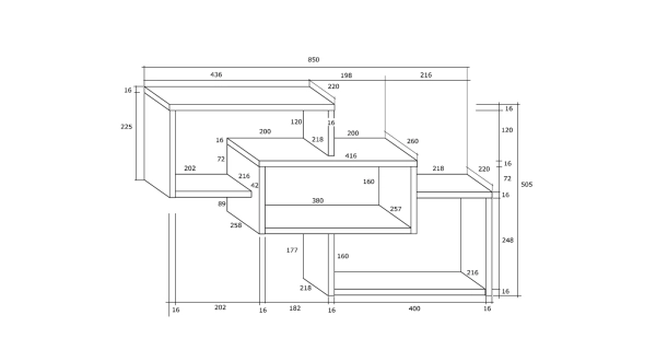 Police M DORINDA 17, dub sonoma/bílá, 5 let záruka