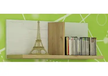 Police NELLORE, craft zlatý/craft bílý