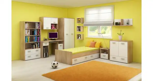 Police NELLORE, dub sonoma/bílá