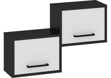 Police PRUDHOE 2D, černá/bílý lesk