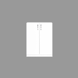 Policová komoda BRUNNESA, bílá