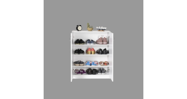 Policová komoda BRUNNESA, bílá