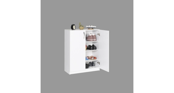 Policová komoda BRUNNESA, bílá