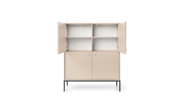 Policová komoda CORANICA, béžová