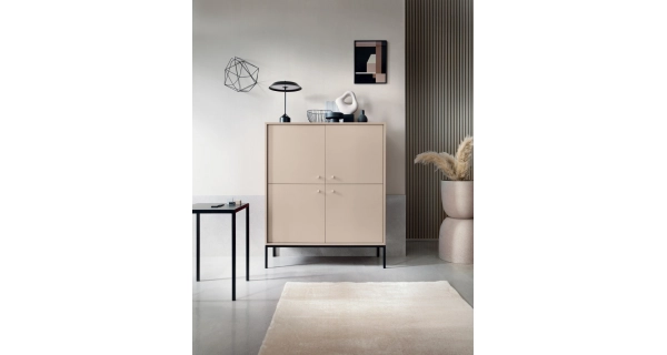 Policová komoda CORANICA, béžová