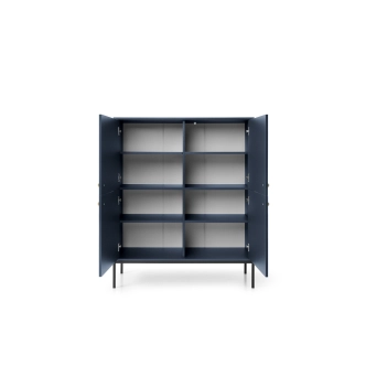 Policová komoda CORANICA, modrá