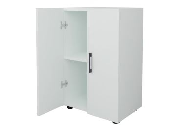 Policová komoda GENMO, bílá