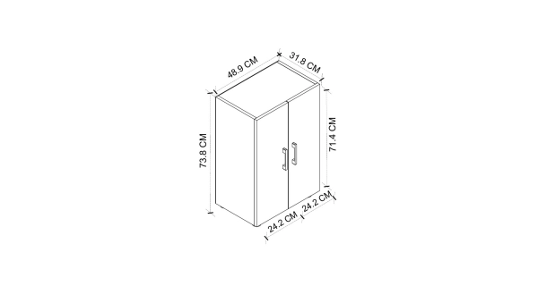 Policová komoda GENMO, mars