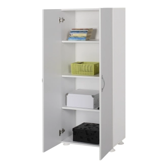 Policová skříň BRUNNESA, bílá